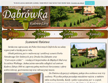 Tablet Screenshot of kudowa-dabrowka.pl